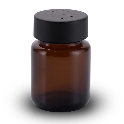Koffs Design Salzstreuer und Pfefferstreuer Set aus Braunglas - Salt Shaker mit Edelstahl Deckel – Streuer für Pfeffer und Salz - Tischstreuer klein und modern - Salz Koffs Design Salzstreuer und Pfefferstreuer Set aus Braunglas - Salt Shaker mit Edelstahl Deckel – Streuer für Pfeffer und Salz - Tischstreuer klein und modern - Salz von Koffs Design