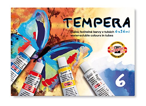 Koh-I-NOOR 016254700000 16 ml Set von Tempera Farbe (Pack von 6) von Koh-I-Noor