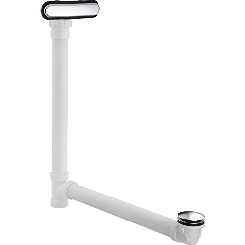 KOHLER 7272-CP Clearflo Badewannenablauf mit Schlitz, Überlauf, mit Zehen-Wasserhahn-Stopper, Platzierung über oder über dem Boden, poliertes Chrom KOHLER 7272-CP Clearflo Badewannenablauf mit Schlitz, Überlauf, mit Zehen-Wasserhahn-Stopper, Platzierung über oder über dem Boden, poliertes Chrom von Kohler
