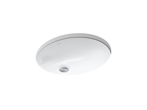 KOHLER K-2209-0 Caxton Under-Mount Bathroom Sink, White von Kohler