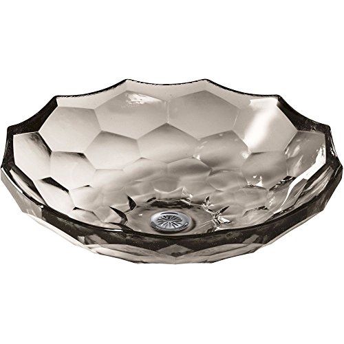 KOHLER K-2373-TG3 Briolette Gefäß Facettiertes Glas Waschbecken Transluzent Doe von Kohler