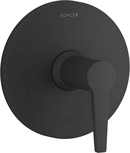 KOHLER K-TS74042-4-BL Rite-Temp Ventilverkleidung, Mattschwarz von Kohler