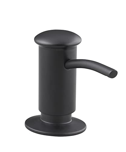 Kohler 1895-C-BL Seifenspender, modernes Design, Mattschwarz von Kohler
