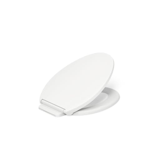 Kohler 27331-0 K-27331-0 Glissade ReadyLatch Quiet Close Toilettensitz, länglich, weiß von Kohler