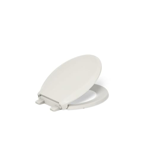 Kohler Cachet 4639-RL-47 Caket READYLATCH leise schließender runder Toilettensitz, mandelfarben, Almond von Kohler