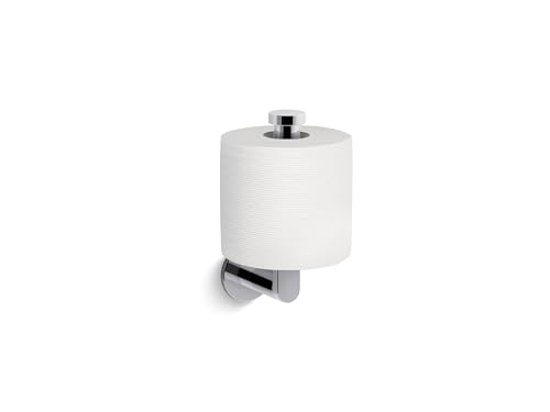 Kohler K-73148-CP Composed vertical toilet tissue holder Vertikaler Toilettenpapierhalter, poliertes Chrom, einheitsgröße von Kohler