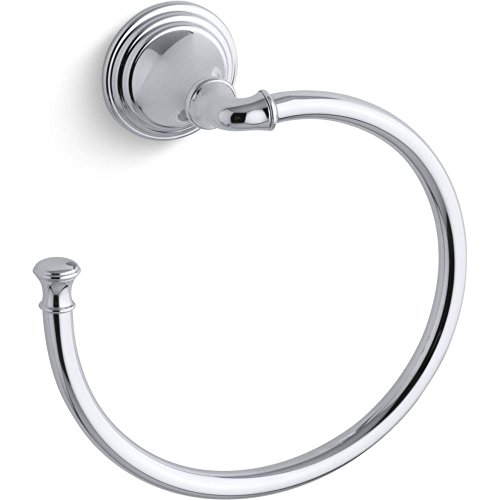 Kohler K Devonshire Handtuchring, 10557-CP - Silber - Poliert - C-Form - Metall von Kohler