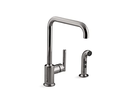 Puristische Einhand-Küchenspüle Wasserhahn mit Seitensprüher Puristische Einhand-Küchenspüle Wasserhahn mit Seitensprüher von Kohler