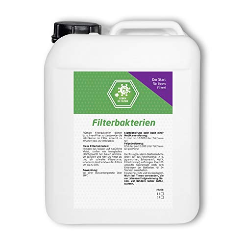 Koi Company Filterbakterien • Biologische Teichfilter-Bakterien 5l als Filterstarterbakterien • Starterbakterien für Teich von Koi Company