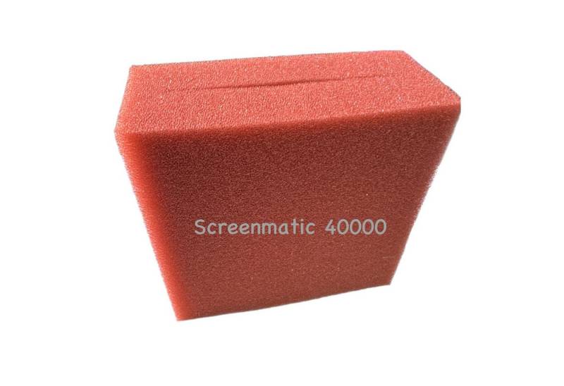 Koi Herdecke Teichfilter KH Filterschwamm Biotec Screenmatic 40000 fein rot 21x20 x 9cm passend von Koi Herdecke
