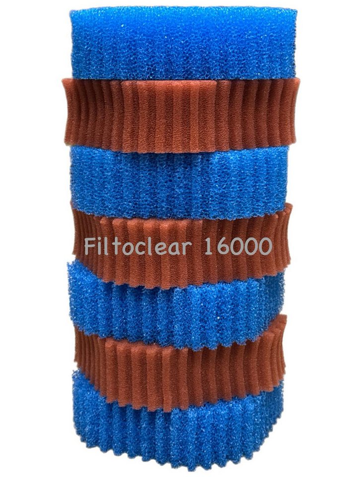 Koi Herdecke Teichfilter KH Filterschwammset Filtoclear 16000 Filter 4x blau/ 3x rot passend Koi Herdecke Teichfilter KH Filterschwammset Filtoclear 16000 Filter 4x blau/ 3x rot passend von Koi Herdecke