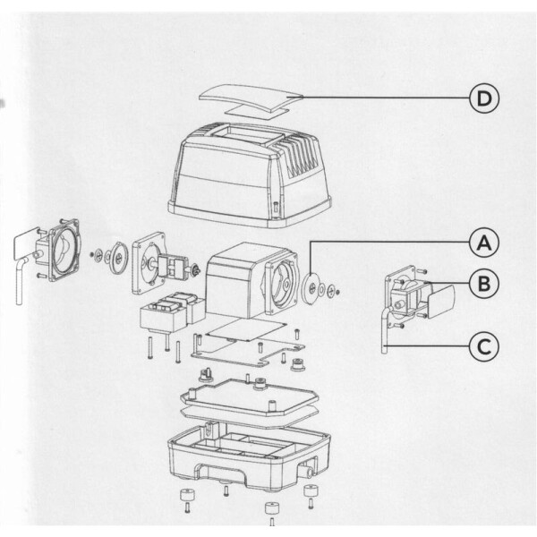 Koi Pro Air Blow 100 Ersatzteil Set von Koi Pro