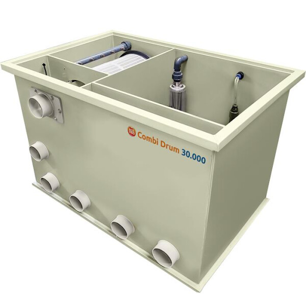 Koi Pro Teich Trommelfilter Combi Drum 30000 mit Biokammer - Gepumpt von Koi Pro