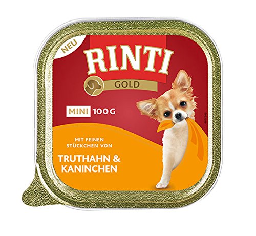 10 x Finnern Gold 100g Mini Truthahn & Kaninchen (10,95€/kg) von Rinti