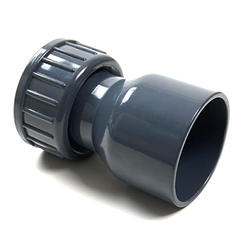 Pumpenanschluss 2/3 PVC Kupplung Überwurfgewinde/PVC Rohranschluss (50 mm x 2") von Koi- und Bonsaipark Herdecke