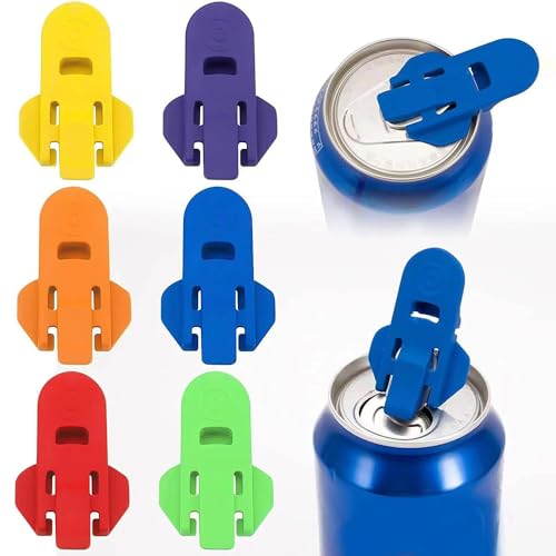 Dosenöffner,6 Stück Flaschenöffner,Getränkedosen Verschluss aus Kunststoff Flaschenöffner für senioren Kind für Cola, Bier, Getränke, Limonade,Einfacher Dosenöffner Dosenöffner,6 Stück Flaschenöffner,Getränkedosen Verschluss aus Kunststoff Flaschenöffner für senioren Kind für Cola, Bier, Getränke, Limonade,Einfacher Dosenöffner von KoimiaoBo