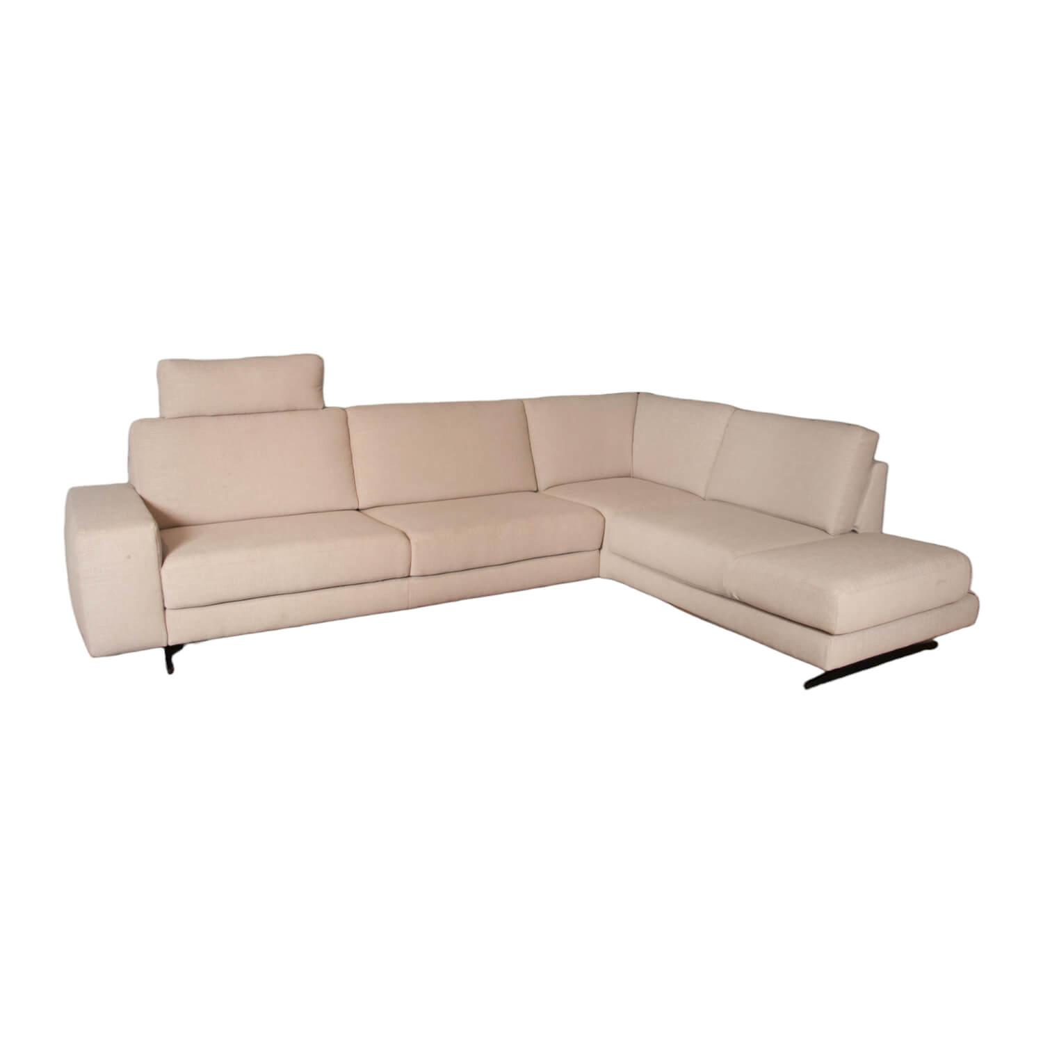 Ecksofa Upgrade Bezug Stoff 13 Aqua Clean 17 Schwertkufe Schwarz Matt von Koinor