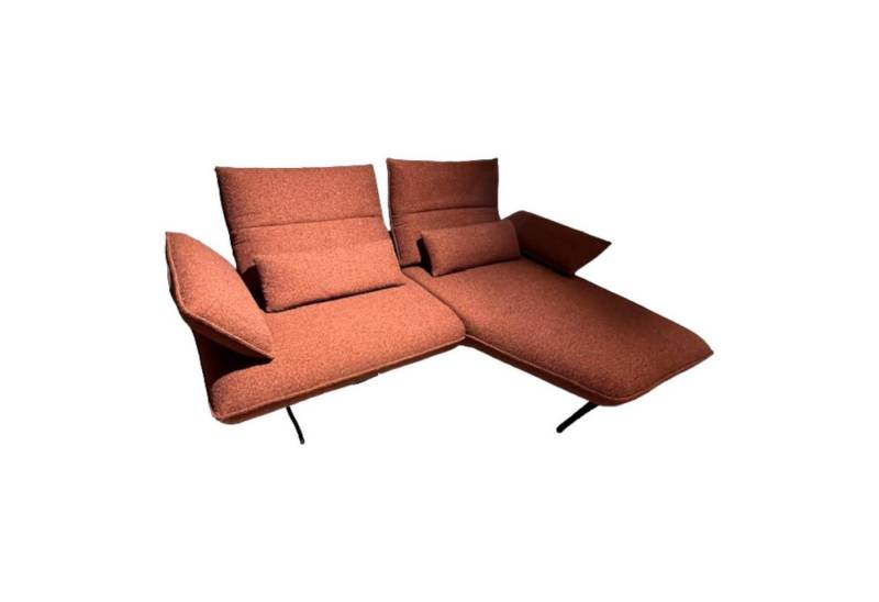 Koinor Ecksofa Ecksofa Ciao Bezug 16 Luando Rostbraun Rot Kupfer Braun Füße von Koinor