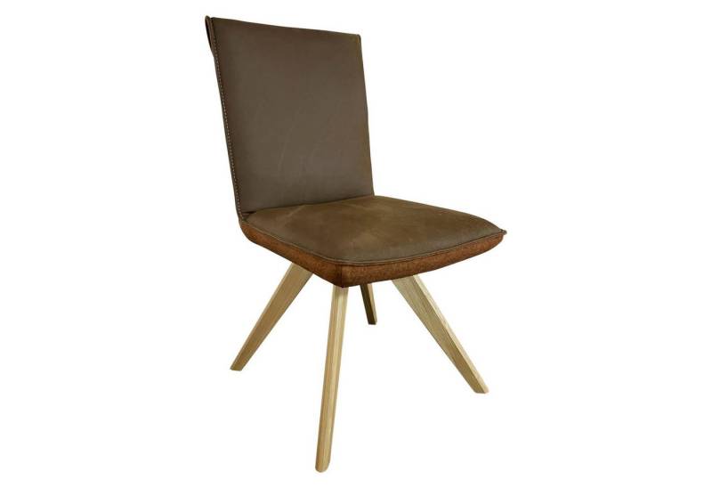 Koinor Essgruppe 2er-Set Stuhl S1250 S3V Schemel 9 Massiv Wildeiche Natur 2207 von Koinor