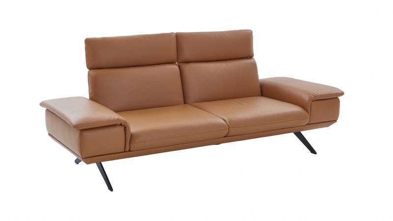 Koinor Sofa mittel ELEMENTS in Leder X-HAPPY bernstein von Koinor