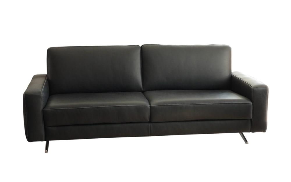 Leder Sofa 2-Sitzer Upgrade groß, schwarz von Koinor
