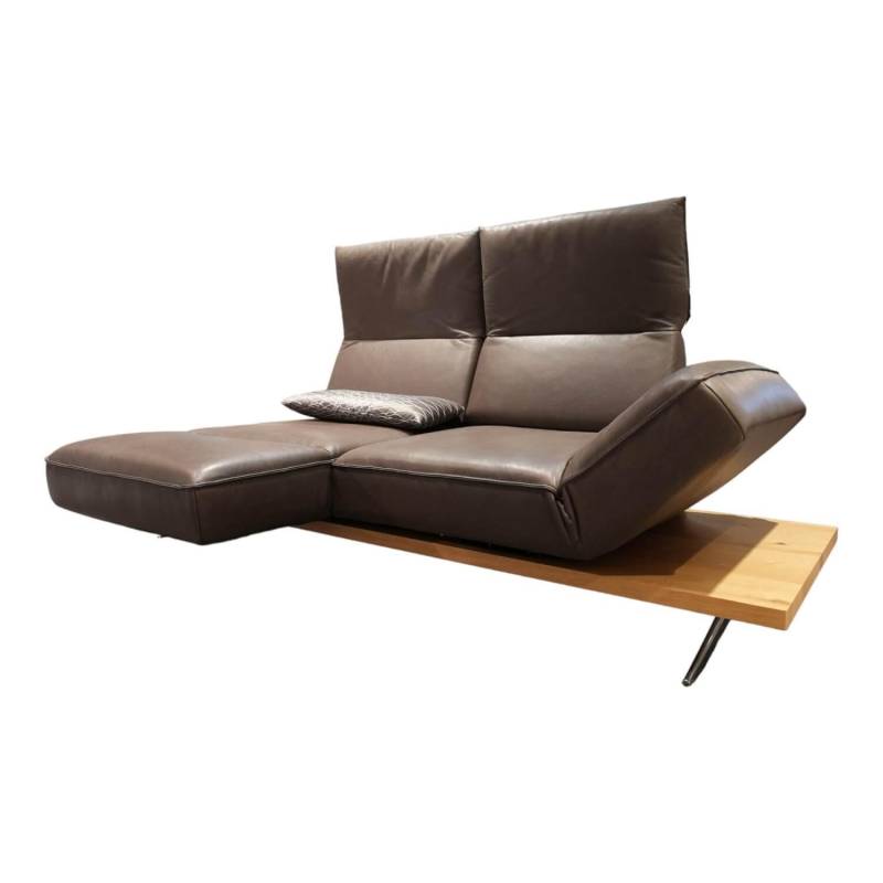 Sofa Phoenix 2,5 Sitzer Bezug Leder B-Toro Montana Braun Plateau Wildeiche Natur... von Koinor