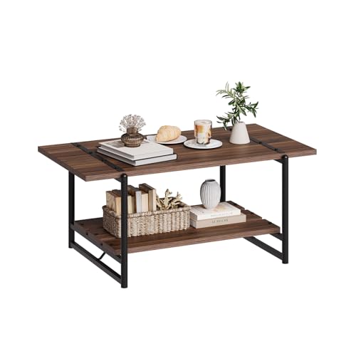 Koioplie Couchtisch 1 Ablagefach Beistelltisch Wohnzimmertisch Kaffeetisch Sofatisch Tisch Telefontisch Räuchereiche 103x55x46cm Koioplie Couchtisch 1 Ablagefach Beistelltisch Wohnzimmertisch Kaffeetisch Sofatisch Tisch Telefontisch Räuchereiche 103x55x46cm von Koioplie