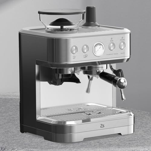 Koioplie Espresso Siebträgermaschine, Kaffeemaschine mit Milchaufschäumer, 20 bar, 95 oz Wassertank, für Büro, Café und Heimgebrauch von Koioplie
