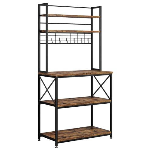 Koioplie Mikrowellenregal Küchenregal Haushaltsregal Standregal Mikrowellenhalter Bäckerregal Regal Räuchereiche 80×40×160 cm Holzwerkstoff Metallrahmen Koioplie Mikrowellenregal Küchenregal Haushaltsregal Standregal Mikrowellenhalter Bäckerregal Regal Räuchereiche 80×40×160 cm Holzwerkstoff Metallrahmen von Koioplie
