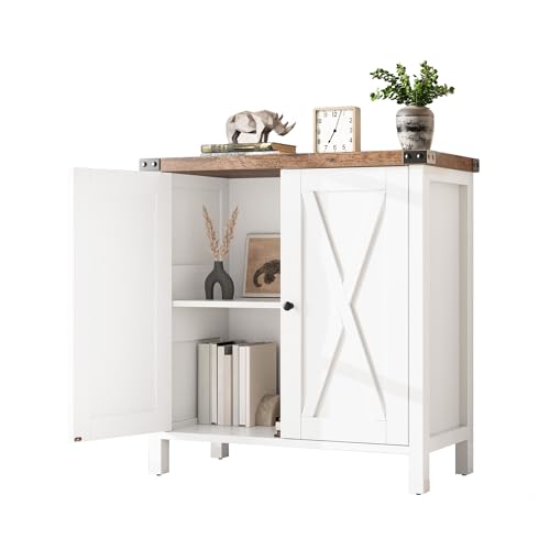 Koioplie Sideboard Mit 2 Fächer 2 Türen Kommode Anrichte Schrank Beistellschrank Mehrzweckschrank Standschrank Wohnzimmer Flur 76 * 40 * 80Cm von Koioplie