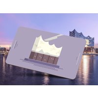 Frühstücksbrettchen „Moin Hamburg" Motiv Streichkonzert - Elbphilharmonie, Elphi Frühstücksbrettchen „Moin Hamburg" Motiv Streichkonzert - Elbphilharmonie, Elphi von KojeStore