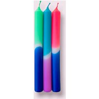 Sekunden Dip Dye Neon Kerzen | Bunte Helle Kegelkerzen Pastell Party Dekor Funky von KokosGiftShop