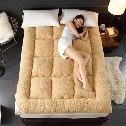 7 cm dicke, verdickte Matratze, atmungsaktive Tatami-Matratzen für Schlafsäle zu Hause, faltbare Bodenmatratzen, geeignet für Betten mit 1,5 m und 1,8 m (Farbe: C, Größe: 90 x 200 cm) von KokotY
