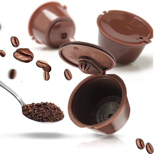 KOKSI 3 Stück wiederverwendbare Kaffeekapsel für Nescafe Dolce Gusto Maschine Nachfüllbare Kapseln Pod Kompatible Filterbecher Kaffeepads KOKSI 3 Stück wiederverwendbare Kaffeekapsel für Nescafe Dolce Gusto Maschine Nachfüllbare Kapseln Pod Kompatible Filterbecher Kaffeepads von Koksi