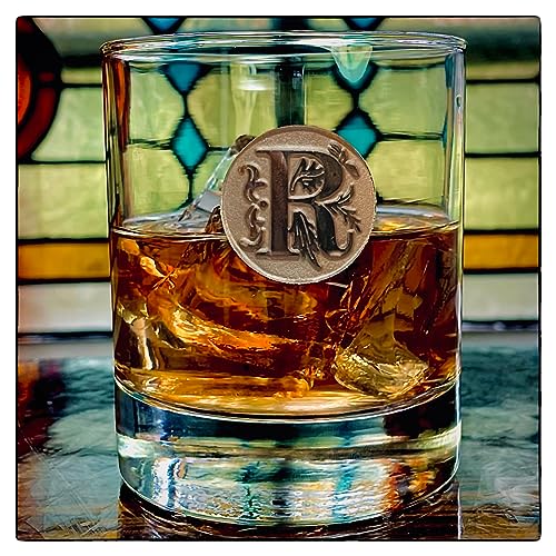KolbergGlas HandMade - 3D Sandgestrahltes WhiskyGlas mit Relief Monogramm R KolbergGlas HandMade - 3D Sandgestrahltes WhiskyGlas mit Relief Monogramm R von KolbergGlas