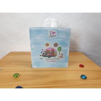 Kosmetiktücherbox Tissue Tischdeko Spender Für Taschentücher Holz Behälter Box Cube Campingliebhaber Wohnwagen Urlaub Kosmetiktücherbox Tissue Tischdeko Spender Für Taschentücher Holz Behälter Box Cube Campingliebhaber Wohnwagen Urlaub von KolibriCreative