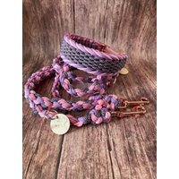 Halsbandset Für Hunde Aus Paracord, Hundehalsband Und Hundeleine Halsband Leine Im Set von KolibriiiHandmade
