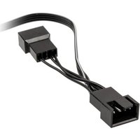 Kolink PC-Lüfter Y-Kabel [1x PC-Lüfter Buchse 4pol. - 2x PC-Lüfter Buchse 4pol.] 0.35m Schwarz von Kolink