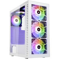 Kolink Observatory HF Glass Midi-Tower PC-Gehäuse Weiß 2 Vorinstallierte LED Lüfter, 4 Vorinstall Kolink Observatory HF Glass Midi-Tower PC-Gehäuse Weiß 2 Vorinstallierte LED Lüfter, 4 Vorinstall von Kolink