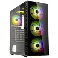 Kolink Observatory HF Glass PC-Gehäuse Schwarz 2 Vorinstallierte LED Lüfter, 4 Vorinstallierte LED Kolink Observatory HF Glass PC-Gehäuse Schwarz 2 Vorinstallierte LED Lüfter, 4 Vorinstallierte LED von Kolink