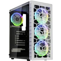 Kolink Observatory Lite ARGB Midi-Tower Gehäuse, Gaming-Gehäuse Weiß (matt) von Kolink
