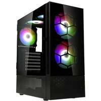 Kolink Observatory MX Glass ARGB Midi Tower Case - Black Midi-Tower PC-Gehäuse, Gaming-Gehäuse Sch von Kolink