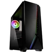 Kolink Quantum RGB Midi-Tower Gaming-Gehäuse Schwarz 1 Vorinstallierter LED Lüfter, Integrierte Be von Kolink