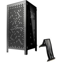 Kolink Rocket Complex Aluminium Mini-ITX Gehäuse - Gunmetal Grey Mini-Tower Gehäuse, Gaming-Gehäu von Kolink