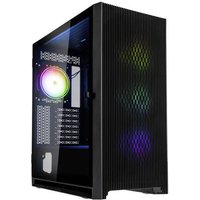 Kolink Unity Lateral ARGB Midi-Tower PC-Gehäuse Schwarz 4 Vorinstallierte LED Lüfter von Kolink