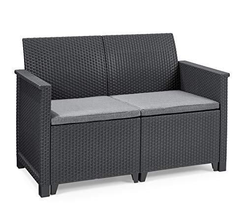 Koll Living Lounge Sets - Verschiedene Ausführungen - hochwertige Sitzgruppe für den Garten - höchster Sitzkomfort durch ergonomische Rückenlehnen (2er Sofa) von Koll Living