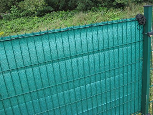Koll Living Sichtschutz für Stabmattenzäune, grün, 100x500cm - aus reissfestem HDPE - passend für EIN- & Doppelstabmattenzaun - Perfekter Wind- & Sonnenschutz Koll Living Sichtschutz für Stabmattenzäune, grün, 100x500cm - aus reissfestem HDPE - passend für EIN- & Doppelstabmattenzaun - Perfekter Wind- & Sonnenschutz von Koll Living