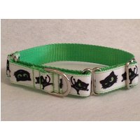 1" Martingale Oder Gürtelschnalle - Ninja-Katze von KollarMutt