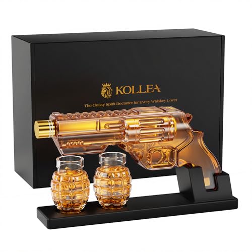 Kollea Pistole Whiskey Dekanter, transparent von Kollea