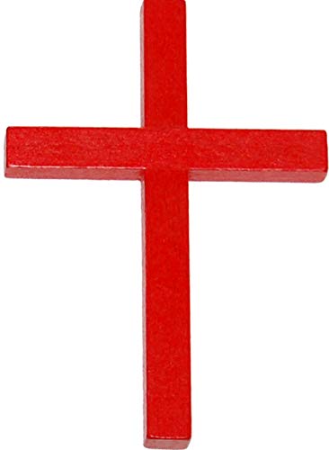 Kollektion Reuter Wandkreuz aus Buchenholz, Rot, Einheitsgröße von Kollektion Reuter